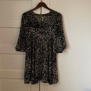 Paper Crown for Anthro Droplets Swing Dress Size Small